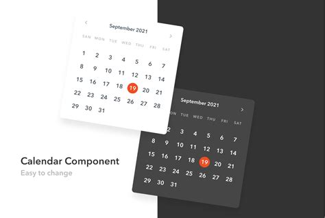 Figma Calendar Template